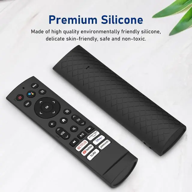 Alt view image 2 of 7 - WERLEO Silicone Case Cover for Voice Remote ERF3A90 for U7G U8 U9G Series 4K ULED