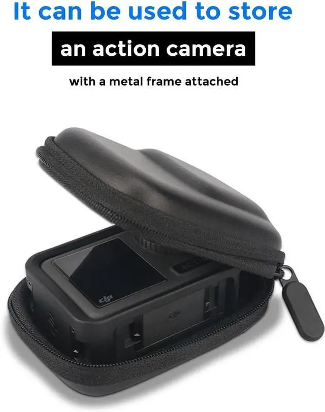Alt view image 5 of 7 - WERLEO Small Action 5 Pro Case for DJI Camera, Action 4/3 Protective Case, Camera Case Compatible with GoPro/Insta360 Ace Pro Hero 13/12/11/10