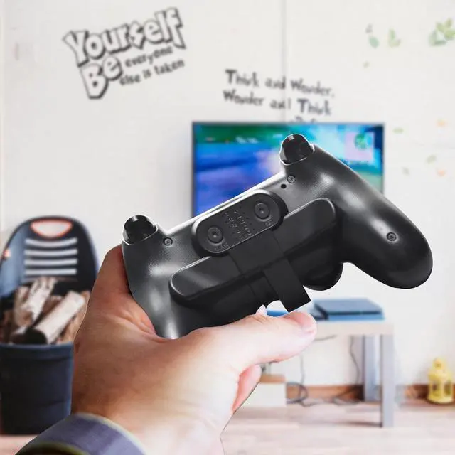 Alt view image 7 of 7 - WERLEO Back Paddles for PS4 Controller,Back Button Attachment Dominator Mod Kit Compatible with PS4 Controller, Paddles with Turbo & Memory Function, Plug and Play