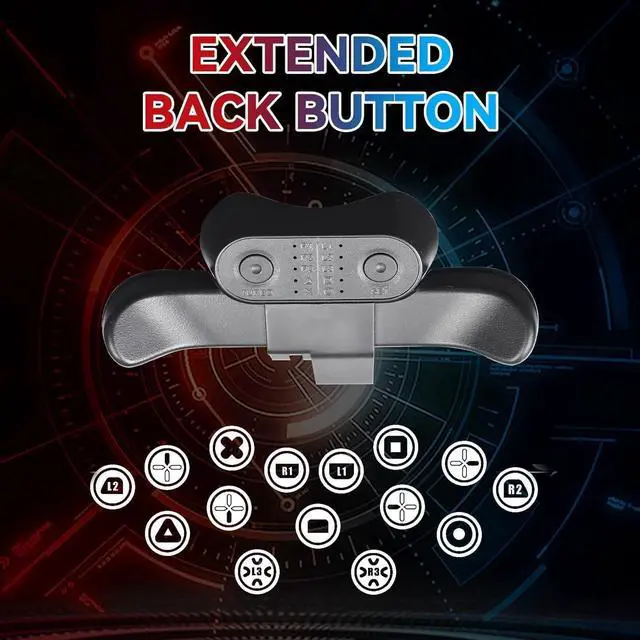 Alt view image 4 of 7 - WERLEO Back Paddles for PS4 Controller,Back Button Attachment Dominator Mod Kit Compatible with PS4 Controller, Paddles with Turbo & Memory Function, Plug and Play
