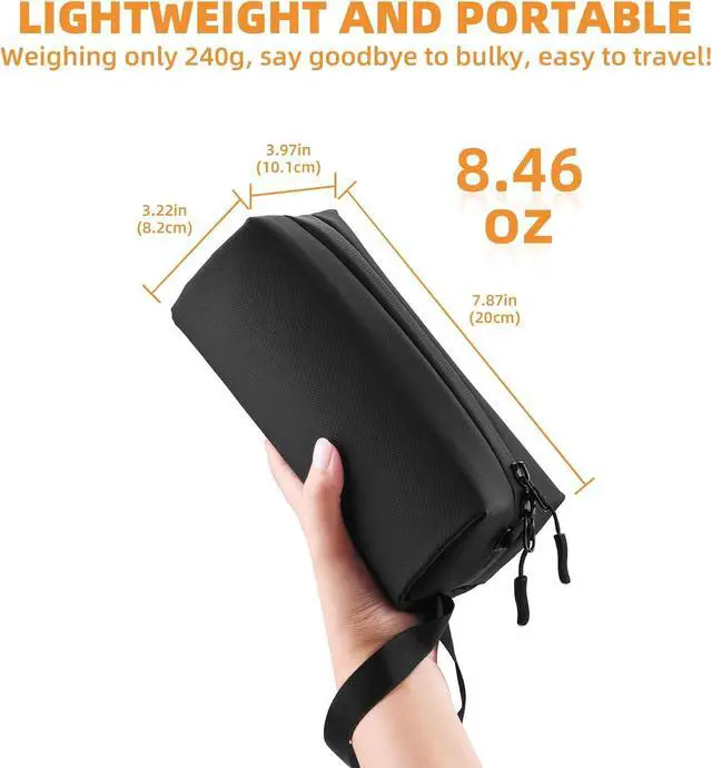 Alt view image 6 of 6 - WERLEO Pocket 3 Case for DJI Osmo Pocket 3, Portable Storage Shoulder Bag,Travel & Daily Carry Handbag for DJI Osmo Pocket 3 Creator Combo Camera Accessories