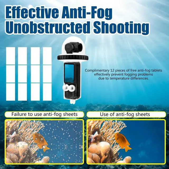 Alt view image 5 of 7 - WERLEO Waterproof Case for Osmo Pocket 3 40M/131FT Underwater Diving Case Protective Shell Compatible for DJI Osmo Pocket 3 Waterproof Accessories