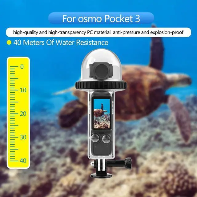 Alt view image 2 of 7 - WERLEO Waterproof Case for Osmo Pocket 3 40M/131FT Underwater Diving Case Protective Shell Compatible for DJI Osmo Pocket 3 Waterproof Accessories