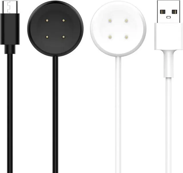 Main image of WERLEO 2 Pack Charger for Google Pixel Watch 2, USB-A + Type-C Magnetic Charging Cable 3.3ft/100cm, Charge Cord for Google Pixel Watch 3 Smartwatch