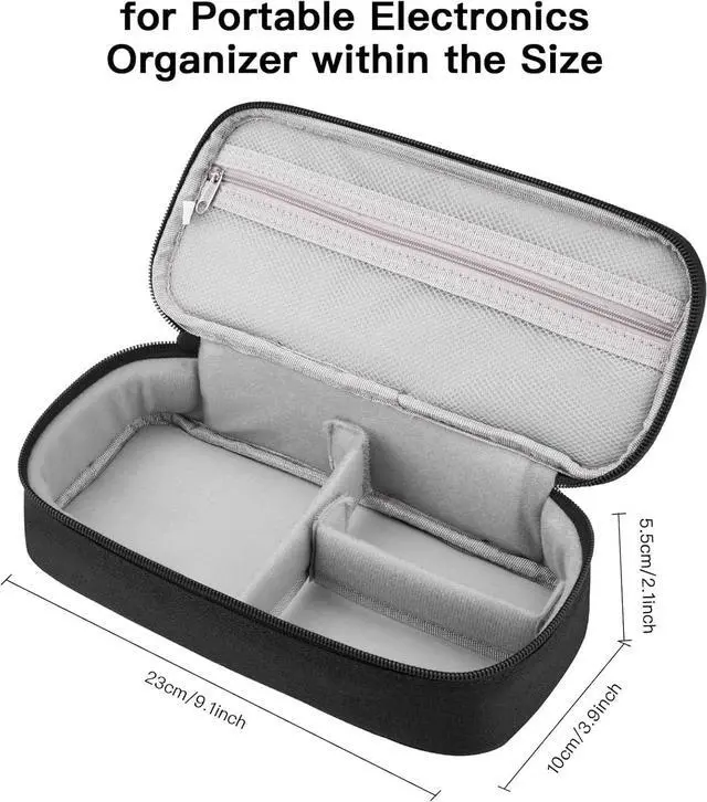Alt view image 5 of 7 - WERLEO Cable Organizer Bag, Electronic Organizer Travel Case for Charger & Cords, Travel Accessories, Portable Power Bank