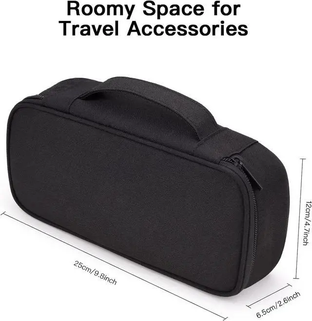 Alt view image 4 of 7 - WERLEO Cable Organizer Bag, Electronic Organizer Travel Case for Charger & Cords, Travel Accessories, Portable Power Bank
