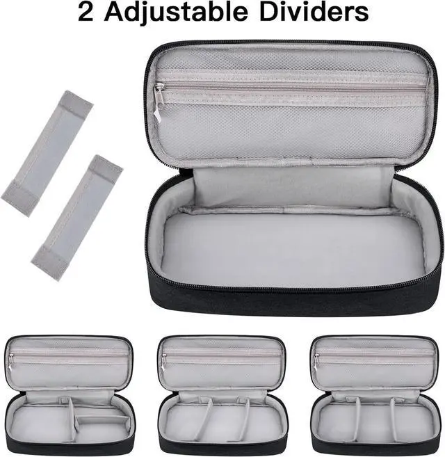 Alt view image 2 of 7 - WERLEO Cable Organizer Bag, Electronic Organizer Travel Case for Charger & Cords, Travel Accessories, Portable Power Bank