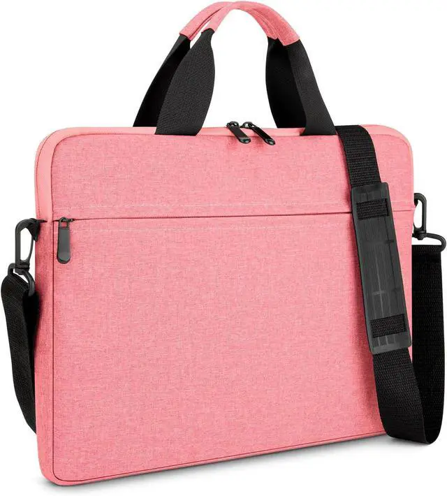 Main image of WERLEO 15.6-16 Inch Laptop Sleeve Shoulder Bag Waterproof Notebook Chromebook Computer Carrying Case Compatible with 15.6 inch Acer Asus Dell HP Thinkpad Pink