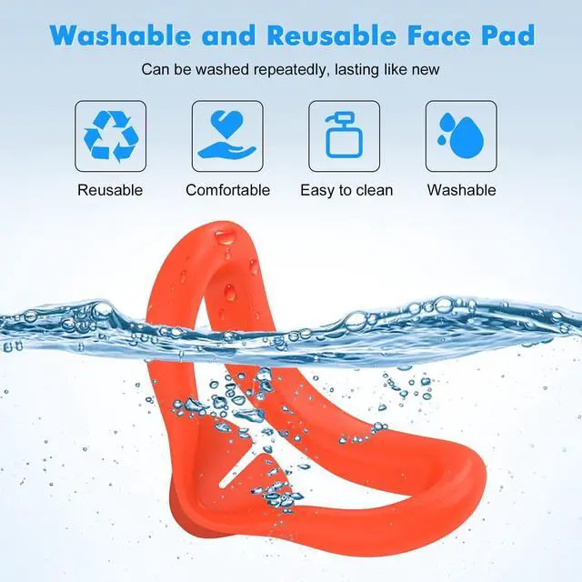 Alt view image 6 of 7 - WERLEO Silicone Cover Set for Meta Quest 3, Upgraded Design Full Protection for Quest 3, 4 in 1 VR Accessories Protective Cover for Oculus Quest 3, Ideal Present for Birthday and Christmas Red