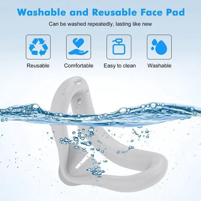 Alt view image 4 of 7 - WERLEO Silicone Cover Set for Meta Quest 3, Upgraded Design Full Protection for Quest 3, 4 in 1 VR Accessories Protective Cover for Oculus Quest 3, Ideal Present for Birthday and Christmas Grey