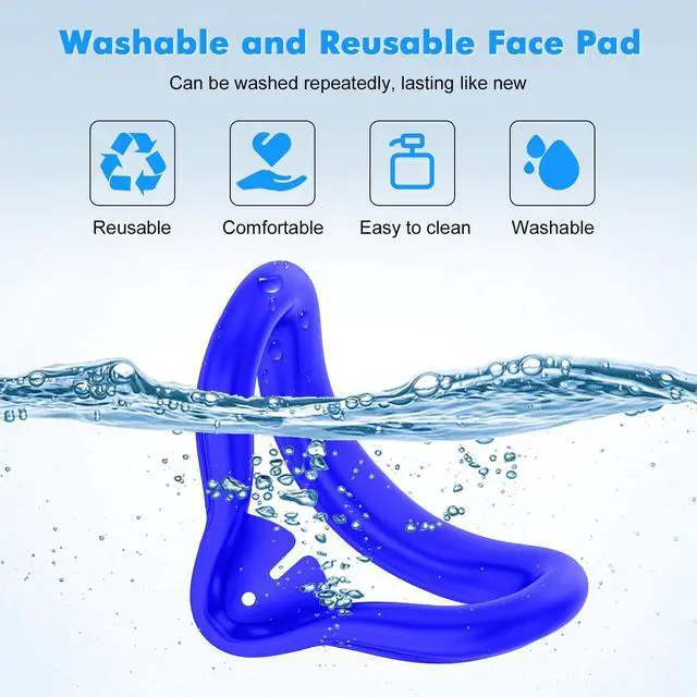Alt view image 4 of 7 - WERLEO Silicone Cover Set Compatible with Oculus/Meta Quest 3S, VR Accessories for Meta Quest 3S, Protective Cover Set Includes Controller Grip Cover, Face Cover, VR Shell Cover Blue
