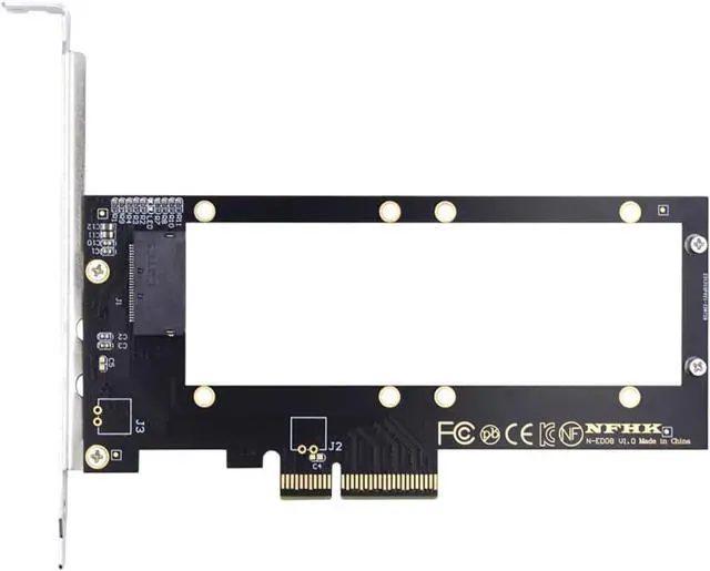 Main image of WERLEO PCI-E 4.0 4X Host Converter to EDSFF GEN-Z NVMe Ruler 1U E1.S 9.5mm 15mm 25mm Thickness Short SSD with Heat Sink PM9A3 PM9D3 P5801X Carrier Adapter
