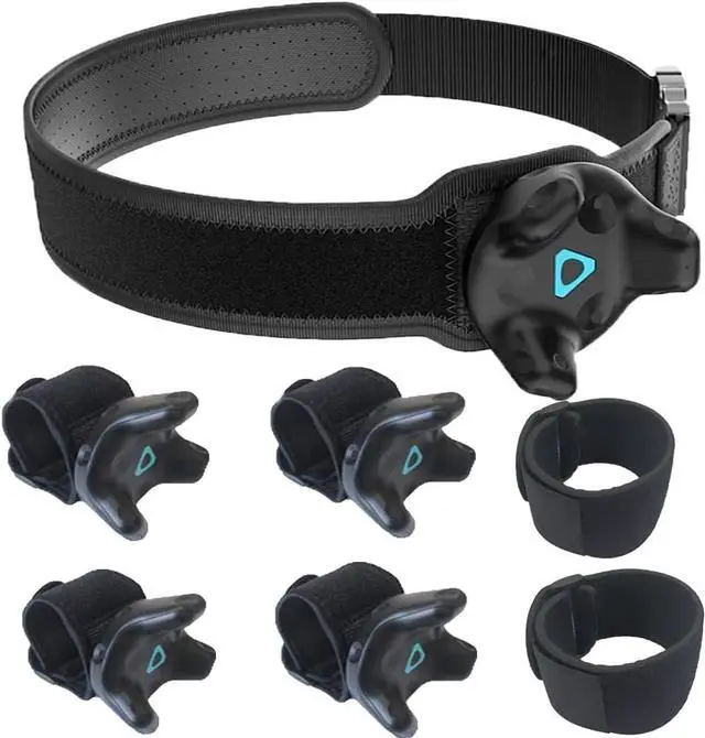 Main image of WERLEO VR Tracker Belt for HTC Vive System Tracker Puck - Adjustable Belt Strap for Waist and Full-Body Tracking in Virtual Reality - 1 Waist Strap + 4 Wrist Strap+2 Extension Belt - No Tracker