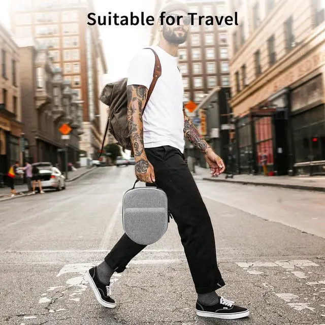 Alt view image 7 of 7 - WERLEO Carrying Case for Meta Quest 3S/Quest 3/Quest 2, Compatible with BOBOVR/Kiwi Design/Official Head Strap, Portal Full Protection for Travel Storage