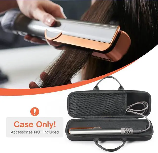 Alt view image 2 of 7 - WERLEO Travel Carrying Case for Dyson Airstrait HT01 Hair Straightener Hard Protective Case Storage Bag Layer Hair Accessories Tools Orgnizer