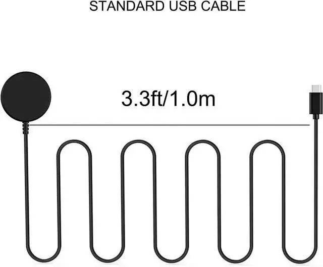 Alt view image 4 of 6 - WERLEO 2 Pack Compatible with Samsung Galaxy Watch Fast Charger for Galaxy Watch 8/8 Classic, Ultra 2025 40mm Cable USB C Magnetic Charging Cord for Watchs 7 Ultra/6 Classic/FE/5 Pro/4 Classic/3/Acti
