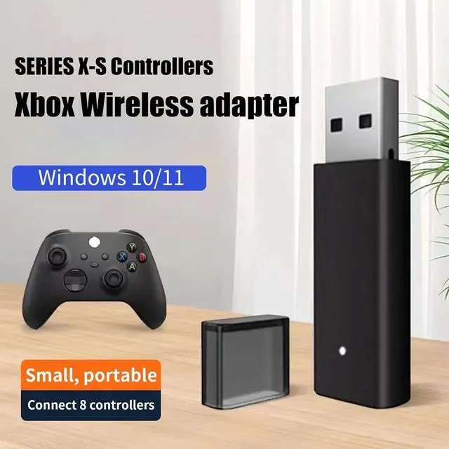 Alt view image 2 of 7 - WERLEO Wireless Adapter for Controller Xbox One X/One S / Series X/S/Elite, Compatible with Windows 11/10/11/8/8.1/7