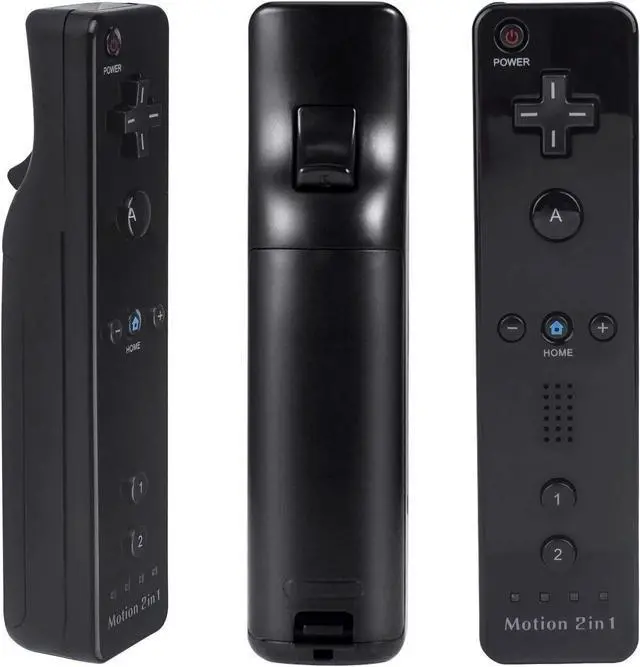 Alt view image 2 of 7 - WERLEO Motion Plus Wii Controllers 2Packs with Nunchucks, Wii Remote Controllers Compatible for wii and Wii U with Built in Motion Plus