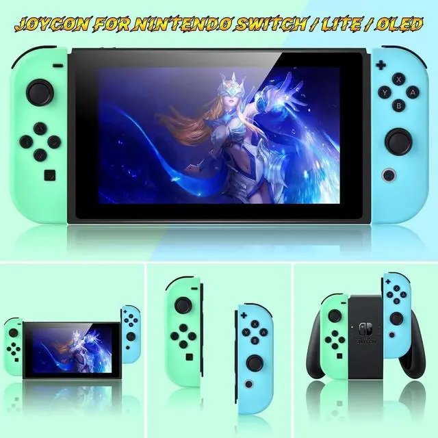 Alt view image 3 of 7 - WERLEO Replacement for Switch Controller Work with Switch/Lite/OLED,Wireless Gamepad Support Dual Vibration,6-Axis Gyro,Wake-up,Motion Controls,Screenshot, L/R