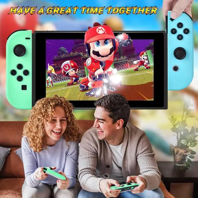 Alt view image 7 of 7 - WERLEO Replacement for Switch Controller Work with Switch/Lite/OLED,Wireless Gamepad Support Dual Vibration,6-Axis Gyro,Wake-up,Motion Controls,Screenshot, L/R