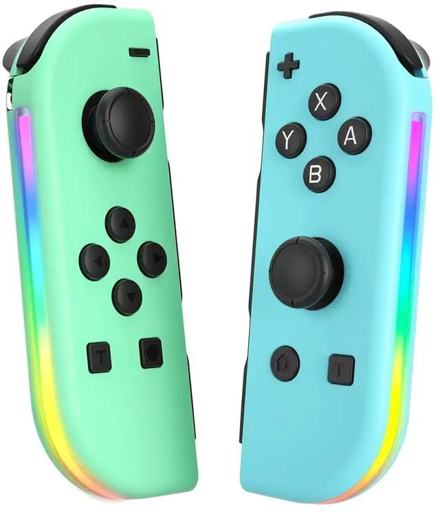 Main image of WERLEO Wireless RGB Gaming Controller for Nintendo Switch/Led/Lite - L/R Switch Controller with Dual Vibration/Wake-up/Motion Control/RGB light