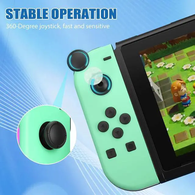 Alt view image 2 of 6 - WERLEO Wireless RGB Gaming Controller for Nintendo Switch/Led/Lite - L/R Switch Controller with Dual Vibration/Wake-up/Motion Control/RGB light