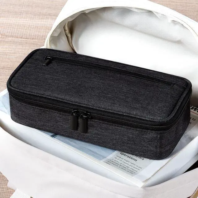 Alt view image 7 of 7 - WERLEO Large Pencil Case, Big Storage Organizer for Stationery, Back - to - School Essential, Teacher Must - have, Big Pencil Pouch Bag, Marker Case School Supplies for College & High School