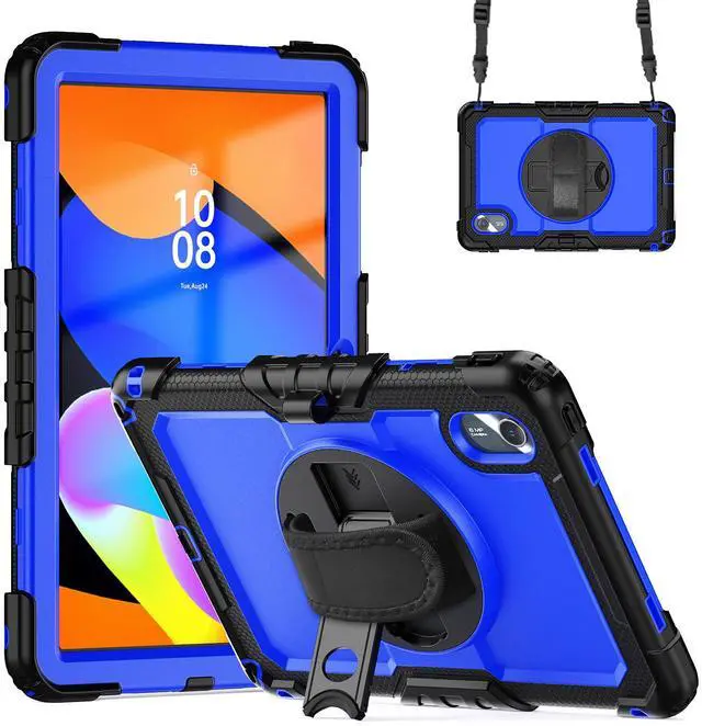Main image of WERLEO Case for Lenovo Idea Tab 11 inch 2025/Tab K11 Gen 2 11" 2025/Lenovo Tab M11/ K11 LTE 11'' 2024 Shockproof Cover with Screen Protector/Pencil Holder/Rotating Hand Strap/Stand/Stylus Pen Blue