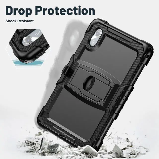 Alt view image 4 of 7 - WERLEO Case for Lenovo Idea Tab 11 inch 2025/Tab K11 Gen 2 11" 2025/Lenovo Tab M11/ K11 LTE 11'' 2024 Shockproof Cover with Pencil Holder/Shoulder Strap/Stand