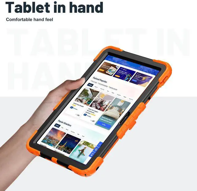 Alt view image 7 of 7 - WERLEO Case for Lenovo Idea Tab 11 inch 2025/Tab K11 Gen 2 11" 2025/Lenovo Tab M11/ K11 LTE 11'' 2024 Shockproof Cover with Pencil Holder/Shoulder Strap/Stand Orange