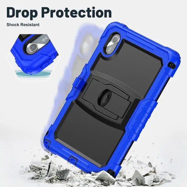 Alt view image 2 of 7 - WERLEO Case for Lenovo Idea Tab 11 inch 2025/Tab K11 Gen 2 11" 2025/Lenovo Tab M11/ K11 LTE 11'' 2024 Shockproof Cover with Pencil Holder/Shoulder Strap/Stand Blue