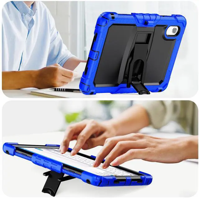 Alt view image 3 of 7 - WERLEO Case for Lenovo Idea Tab 11 inch 2025/Tab K11 Gen 2 11" 2025/Lenovo Tab M11/ K11 LTE 11'' 2024 Shockproof Cover with Pencil Holder/Shoulder Strap/Stand Blue