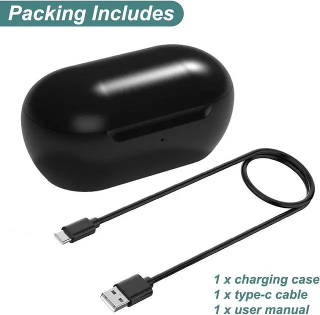 Alt view image 4 of 4 - WERLEO Charging Case for Galaxy Buds/Galaxy Buds+ (SM-R170/R175), Replacement Charger Case Cradle Dock for Samsung Earbuds
