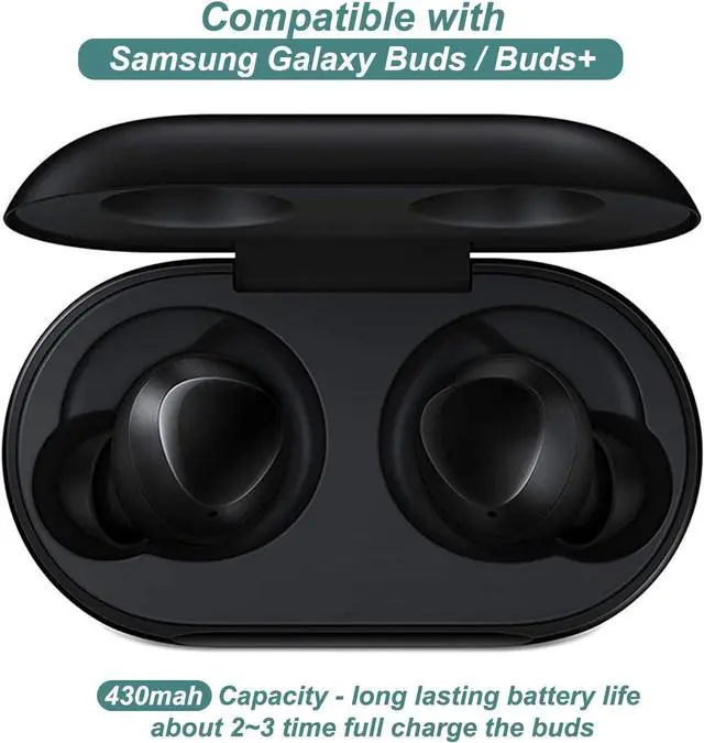 Alt view image 2 of 4 - WERLEO Charging Case for Galaxy Buds/Galaxy Buds+ (SM-R170/R175), Replacement Charger Case Cradle Dock for Samsung Earbuds