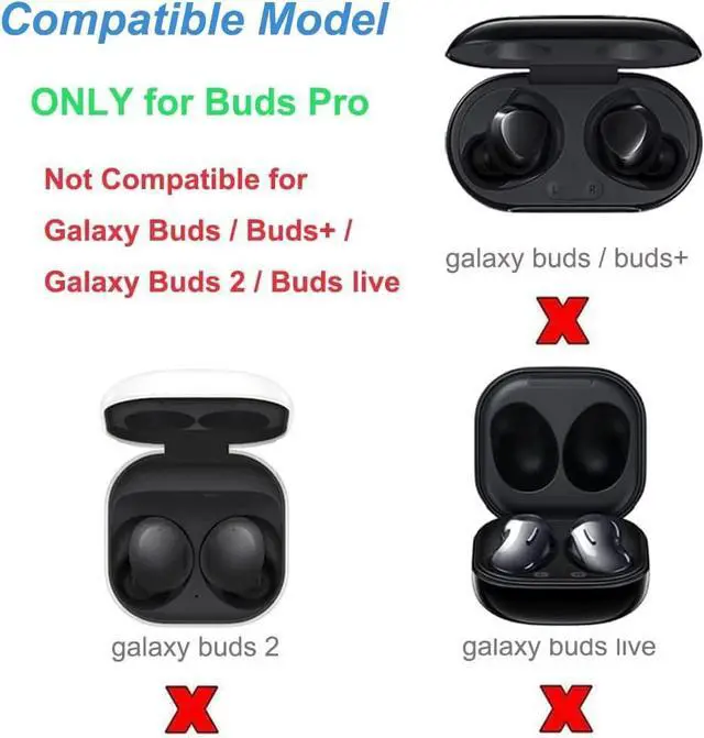 Alt view image 2 of 7 - WERLEO Compatible for Galaxy Buds Pro Charging Case, Charger Station Charge Dock for Samsung Galaxy Buds Pro SM-R190, Bluetooth Pairing Charging Station