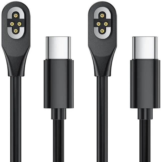 Main image of WERLEO Charging Cable Compatible with SHOKZ OpenSwim Pro S710,Open-Ear Headphones Magnetic USB C 4-Pin Charger Cord Cable for Shokz OpenSwim Pro S710(2Pack, 3.3ft)