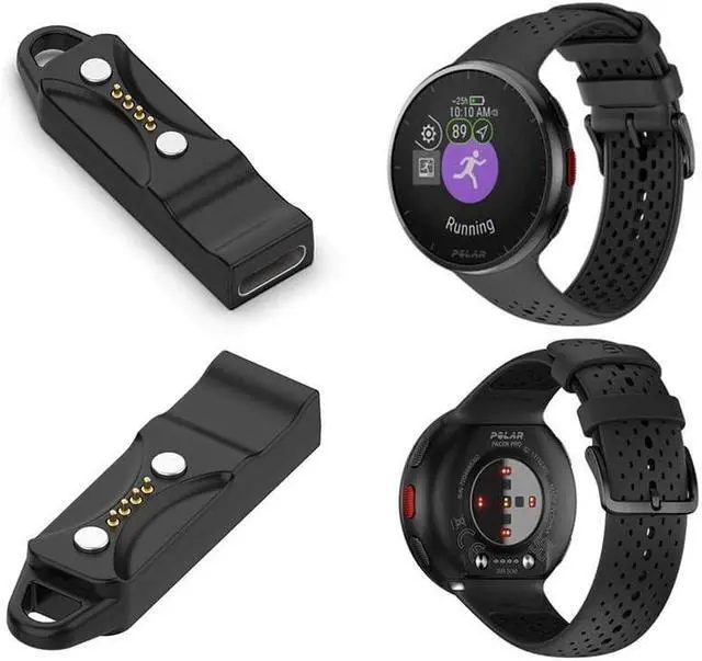 Alt view image 2 of 6 - WERLEO Charger Adapter for Polar Pacer/Pacer Pro/Ignite 3/Vantage V3/Vantage M3/Grit X2 Pro, Charging Cable Power Converter for Polar Pacer Smart Watch Connector Type C Safety Charging Adapter