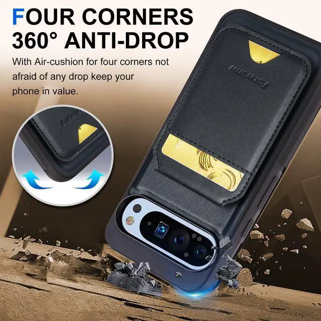 Alt view image 3 of 7 - WERLEO 2 in 1 Detachable Leather Wallet and Phone Case For Google Pixel 7 Case with Card Holder Kickstand RFID Blocking, Compatible with Magsafe Charging