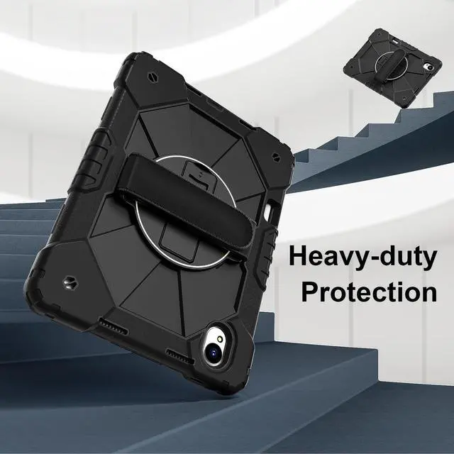 Alt view image 4 of 7 - WERLEO Case for Huawei MatePad MatePad 11.5S 11.5 inch 2025 / 2024 with Rotating Stand Pencil Holder Hand/Shoulder Strap, Heavy Duty Shockproof Protective Cover