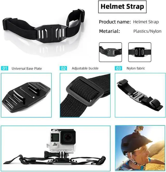 Alt view image 3 of 7 - WERLEO 59-in-1 Action Camera Accessories Kit for GoPro Hero 13 12 11 10 9, DJI Osmo Action 2, 3, 4, Pro 5, Insta360 Ace Pro/Ace Pro 2 Akaso and Other Sports Cameras & Durable Case