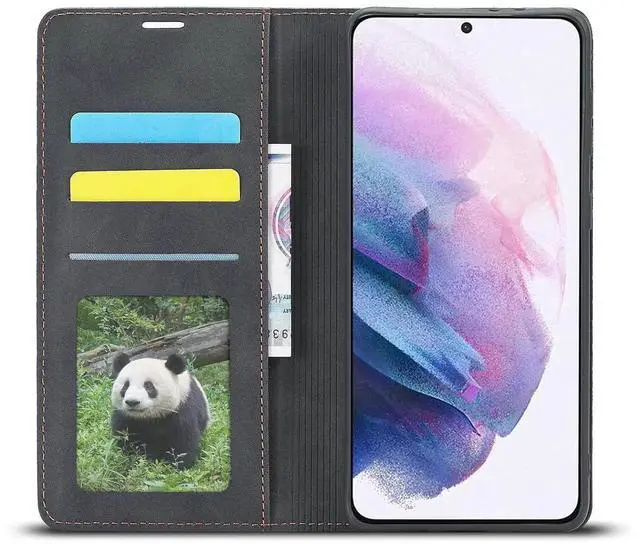 Alt view image 3 of 7 - WERLEO Case for Samsung Galaxy A17 5G Premium PU Leather Phone Cover with Card Holder Stand, Shockproof Flip Wallet Cover