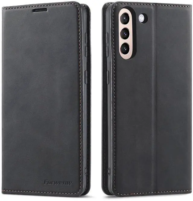 Main image of WERLEO Case for Samsung Galaxy A17 5G Premium PU Leather Phone Cover with Card Holder Stand, Shockproof Flip Wallet Cover