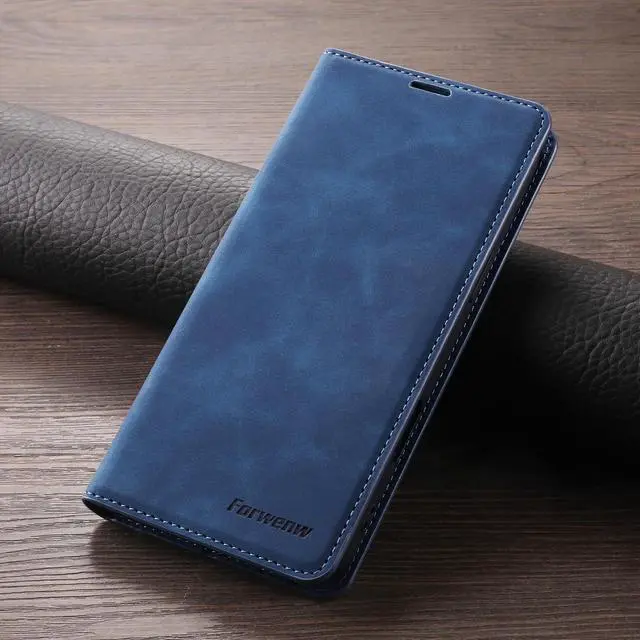 Alt view image 6 of 7 - WERLEO Case for iPhone 17 Premium PU Leather Phone Cover with Card Holder Stand, Shockproof Flip Wallet Cover Blue