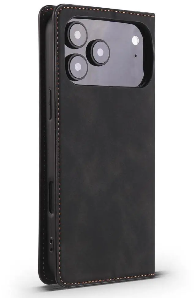 Alt view image 6 of 7 - WERLEO Case for iPhone 17 Pro Max Premium PU Leather Phone Cover with Card Holder Stand, Shockproof Flip Wallet Cover