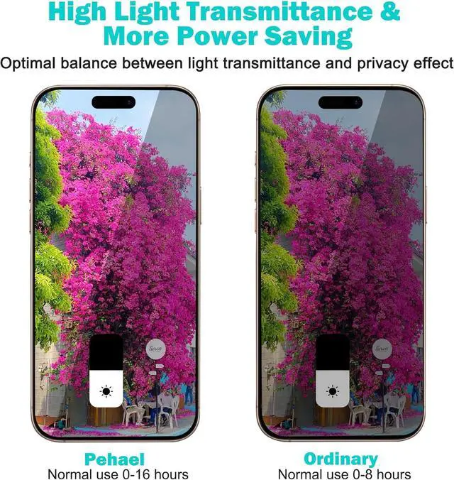 Alt view image 6 of 7 - WERLEO 3+3Pack for iPhone 17 Pro Max Privacy Screen Protector with Camera Lens Protector Full Coverage Anti-Spy Tempered Glass Film 9H Hardness Easy Installation Bubble Free [6.9 inch]