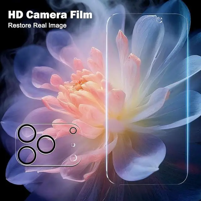 Alt view image 5 of 7 - WERLEO [3+3 Pack] for iPhone 17 Pro Privacy Screen Protector with Camera Lens Protector Full Coverage Anti-Spy Tempered Glass Film 9H Hardness Easy Installation Bubble Free [6.3 inch]