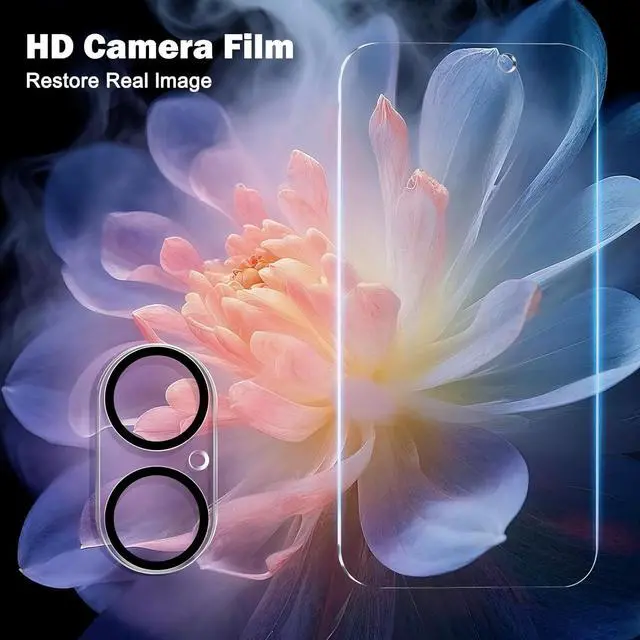 Alt view image 6 of 7 - WERLEO [3+3 Pack] for iPhone 17 Privacy Screen Protector with Camera Lens Protector Full Coverage Anti-Spy Tempered Glass Film 9H Hardness Easy Installation Bubble Free [6.3 inch]