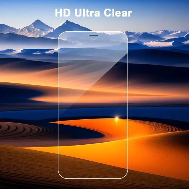 Alt view image 3 of 7 - WERLEO 3 Pack Screen Protector for iPhone 11 Pro Max with 3 Pack Tempered Glass Camera Lens Protector, 6.5 Inch HD Clear 9H Hardness Tempered Glass Film, Scratch Resistent, Easy Installation