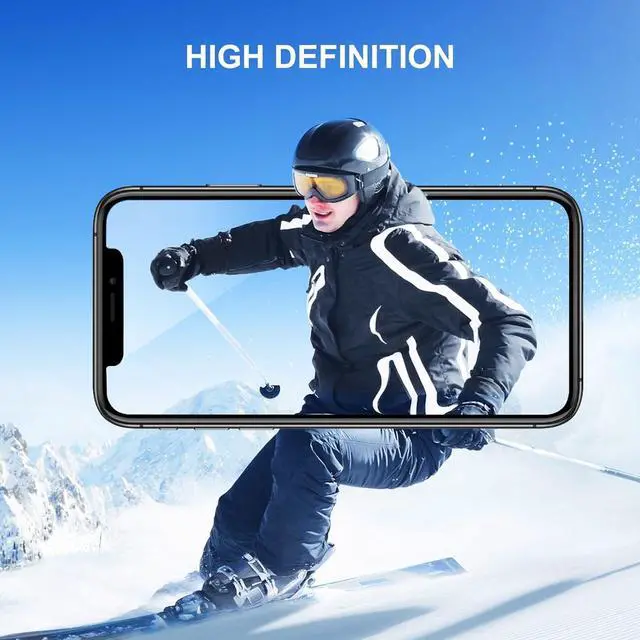 Alt view image 6 of 7 - WERLEO 3 Pack Screen Protector for iPhone 11 with 3 Pack Camera Lens Tempered Glass Protector, 6.1 Inch Tempered Glass HD Clear 9H Hardness for iPhone 11, Case Friendly, No Air Bubbles