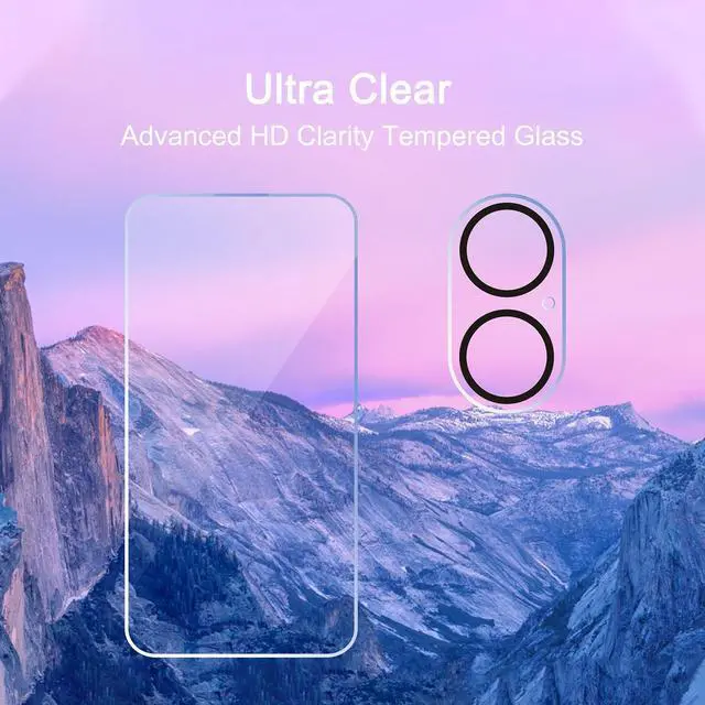 Alt view image 4 of 7 - WERLEO 3 Pack Screen Protector for iPhone 17 [6.3 inch] + 3 Pack Camera Lens Protector with Installation Frame,Sensor Protection,Dynamic Island Compatible,Case Friendly Tempered Glass Film